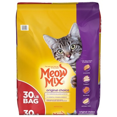 Meow Mix Original Choice With Flavors Of Chicken, Turkey, Salmon ...