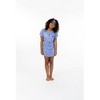 Sleep On It Girls Super Soft Jersey Pajama Sleep Shirt with Matching Sleep Mask - 3 of 4