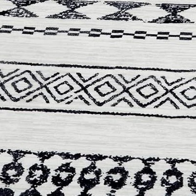 black white