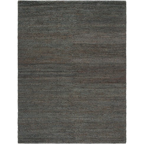 Natural Fiber Nf212 Hand Woven Area Rug - Charcoal - 8'x10' - Safavieh ...