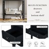 Kumasinova Narrow Console Table with 3 Drawers,Entryway Table with Storage Bottom Shelf,Space-Saving Slim Sofa Table for Living Room&Hallway - 3 of 4