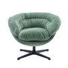 Vatros 360° Swivel Accent Chair with Removable Cushion - 3 of 4
