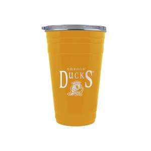 NCAA Oregon Ducks Tailgater Tumbler - 22oz: Stainless Steel Portable Drinkware - 1 of 2