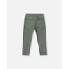 Deux par Deux Girl Stretch Velour Tregging Jade Green - 3 of 4