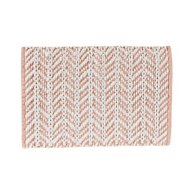 20" x 30" Pastel Petals Bath Rug Light Pink - Saturday Knight Ltd.