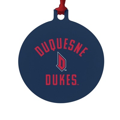 Duquesne University Dukes Logo Aluminum Holiday Christmas Tree Ornament