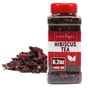 Eastanbul Hibiscus Tea, Hibiscus Flowers, Hibiscus Loose Leaf Tea, 6.2oz - 1 of 4