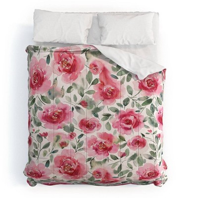 Deny Designs 3pc King Ninola Design Charming Nostalgia Soft Romantic Comforter and Sham Set