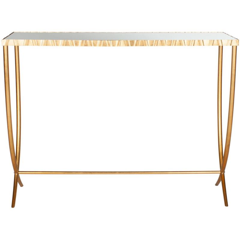 Princess Console Table - Gold/Mirror Top - Safavieh., 1 of 6