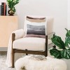 16"x16" Mareike Boehmer Striped Square Throw Pillow Gray - Deny Designs: Bohemian Style, Indoor, Zipper Closure - 2 of 4