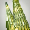 Illuminated Glass Cone Tree Green 8.75"H Glass Set of 2 - 2 of 4