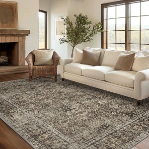 Abynow Medallion Faded Persian Indoor Area Rug - 1 of 4