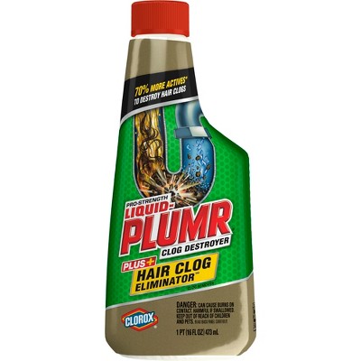 liquid plumr clog destroyer plus hair clog eliminator