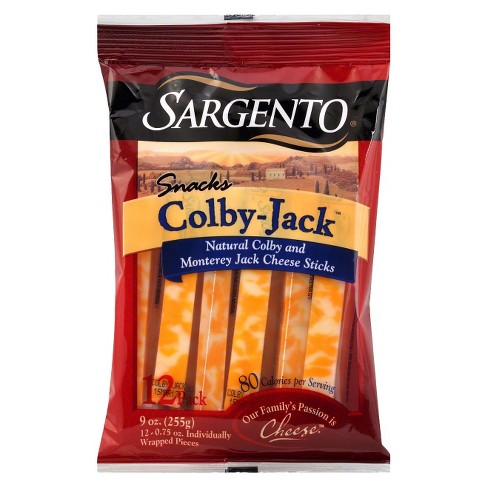 Sargento Colby-Jack Cheese Sticks - 12ct : Target