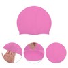 Unique Bargains Silicone Waterproof Non-slip Swim Cap 1 Pc - 3 of 4