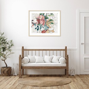 Amanti Art Classic Flower I by Asia Jensen Wood Framed Wall Art Print - 1 of 4