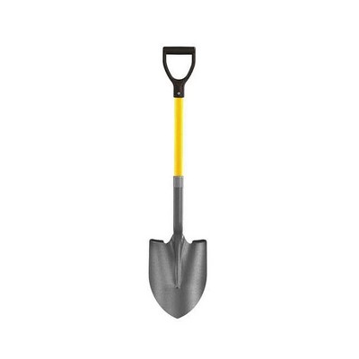 Bon Tool 28-142 Shovel - Round Point Closed Back 27-inch D Fiberglass Handle