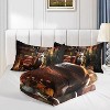 Luupatchy Rustic Deer Comforter Bedding Set with 1 Comforter 2 Pillowcase,Full - 3 of 4