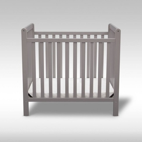 Delta Children Classic Mini Crib With 2, Toddler Bed Converts To Twin