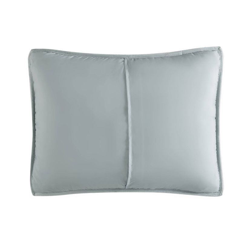 La Solid Diamond Stitch Polyester Quilt Bonus Set Green - Laura Ashley, 4 of 6