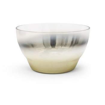 Classic Touch Set of 6 Dessert Bowls with Gold Ombre Design, 4"D