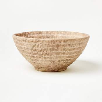Ceramic Textured Bowl Brown - Threshold™ designed with Studio McGee