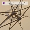 PURPLE LEA Cantilever Patio Umbrella with Base Included Square Umbrella with 360° Rotation and Aluminum Offset Hanging Outdoor Umbrella - 4 of 4