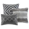 Gray Garner Modern Diamond Multiple Piece Comforter Set (Queen) - 7 Piece