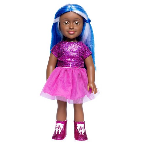 Doll with store color changing hair