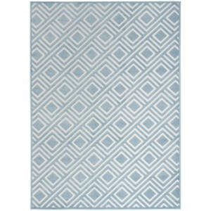 Nourison Care Free Geometric Machine Woven Rug - 1 of 4