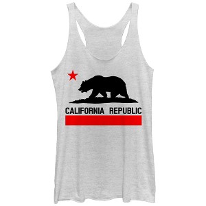 Women's Lost Gods California Republic Racerback Tank Top - 1 of 3