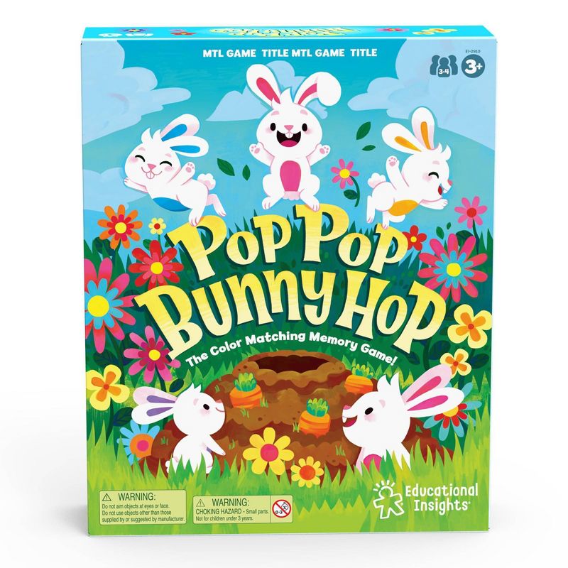 Educational Insights Pop Pop Bunny Hop Game, 3 of 10