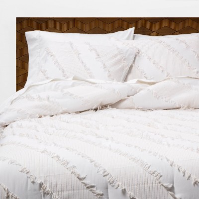 white fluffy comforter target