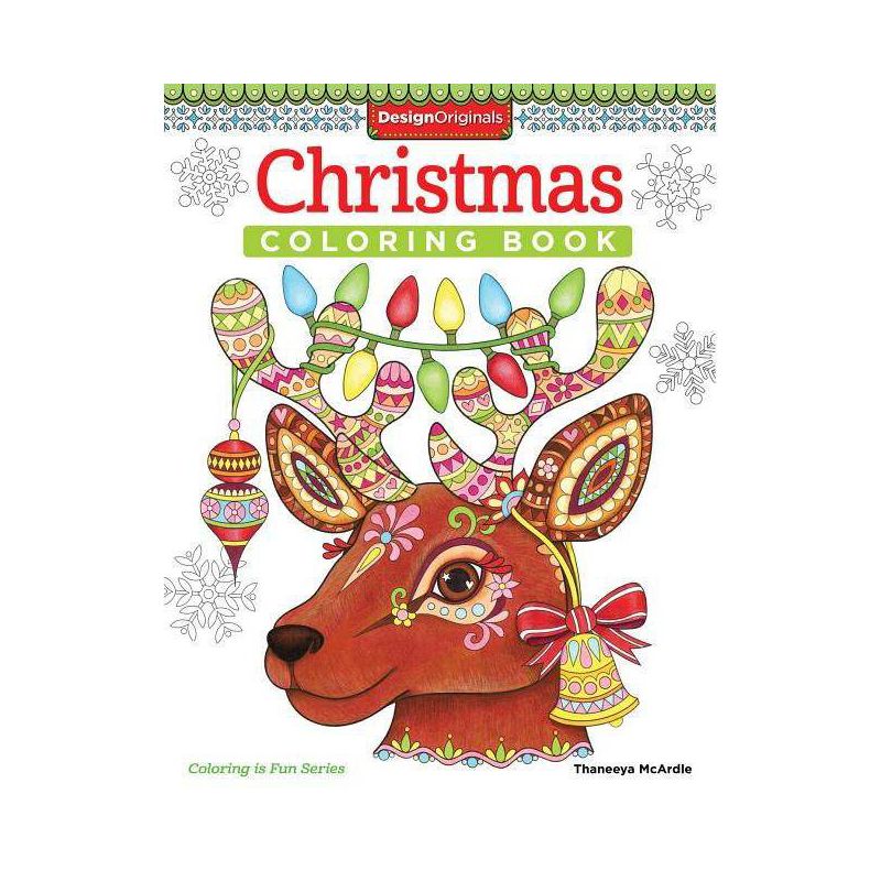 Christmas Coloring Book - (Coloring Is Fun) by  Thaneeya McArdle (Paperback), 1 of 2
