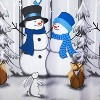 Winter Friends Shower Curtain Blue - SKL Home - 2 of 3
