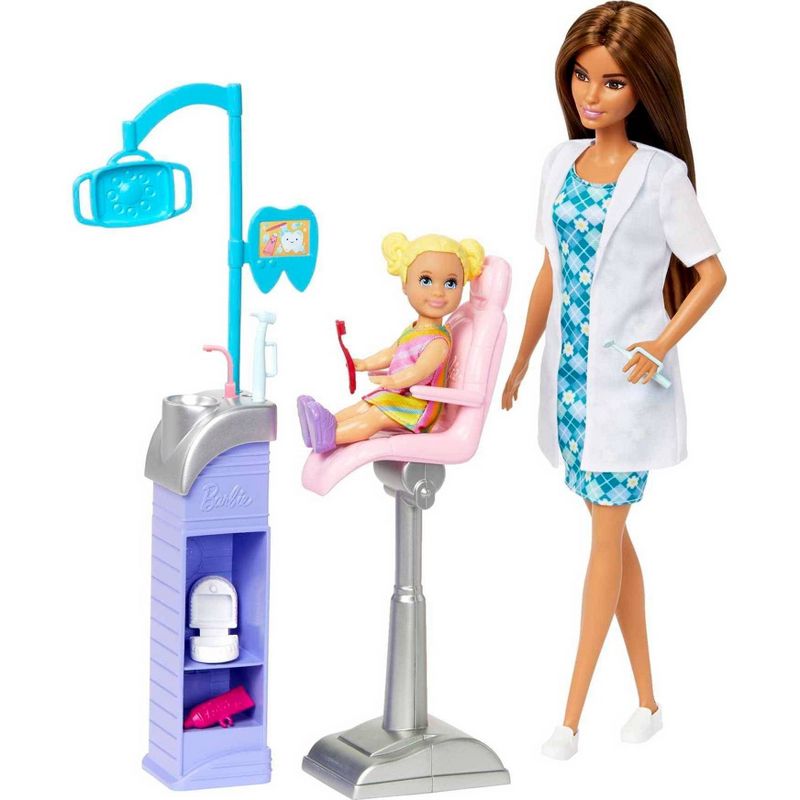 Barbie Careers Dentist Doll with Brown Hair and Playset with Accessories, 3 of 7