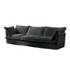 Modular Cloud Corduroy 3-Seater Sofa with Removable Covers, Convertible to Sectional/Bed, 300lb Capacity per Seat - 3 of 4