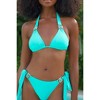 Moda Minx Amour 'Turquoise' Triangle Crystal Bikini Top - 3 of 4