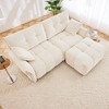 78.7" Chenille Modular L-Shaped Sectional Sofa with High-Resilience Cushions and Ottoman for Small Living Room - 3 of 4