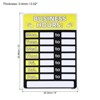 Unique Bargains PVC Self-Adhesive Changeable Store Shop Business Hour Sign - 2 of 4