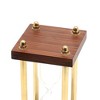 TopComfy Decorative Object Aluminium Frame Sand Timer Hourglass for Home Office Decor, Gold, 4"*4"*8" - 4 of 4