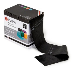 BodySport Exercise Bands, Professional Resistance Bands for Home and Gym, 4 in. x 25 yd. - 1 of 4