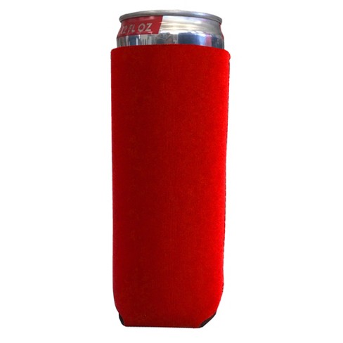 Neoprene Reversible Can Cooler 12 Pack Red : Target