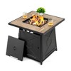 SUGIFT 28" Outdoor Gas Fire Pit Table 50,000 BTU Square Propane Fire Pit Table - 4 of 4