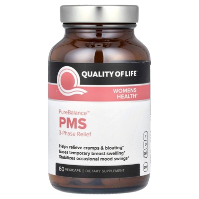 Quality of Life PureBalance PMS 3-Phase Relief, 60 Vegicaps
