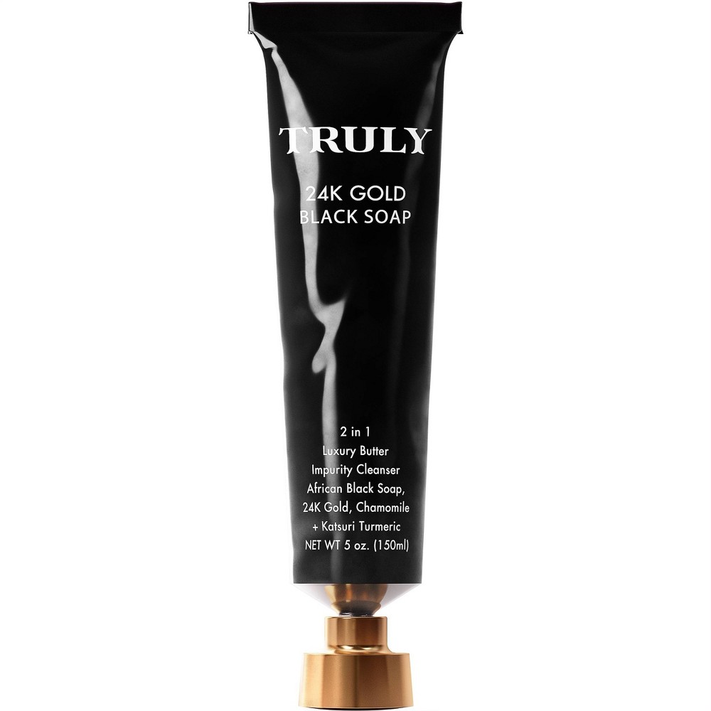Photos - Cream / Lotion TRULY 24K Gold Black Soap Impurity Cleanser - 5oz - Ulta Beauty