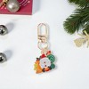 Unique Bargains Christmas Keychain Lobster Clasp Zinc Alloy Colorful 2.17" 1 Pc - 4 of 4