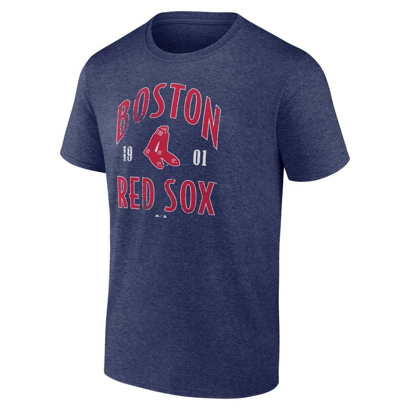 MLB Boston Red Sox Men's Bi-Blend T-Shirt, 2 of 4