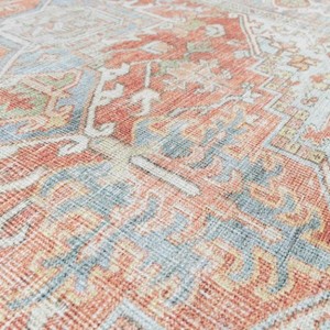 Hauteloom Rust Maayon Washable Rug - 1 of 4