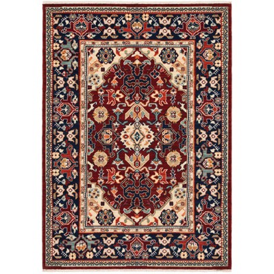 Oriental Weavers Lilihan 2062R Red/ Blue Indoor Area Rug - 5'3" x 7'6"